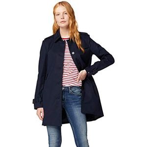 Tommy Hilfiger Heritage Single Breasted Trench overgangsjas voor dames, blauw (midnight), XXL