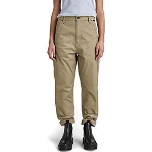 G-STAR RAW Boyfriend Chino voor dames, taps toelopende broekspijpen, Beige (Dk Lever D20070-c072-b416), 26W