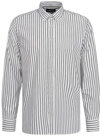 Bugatti - Overhemd - Marine - Lange Mouwen - Streepprint