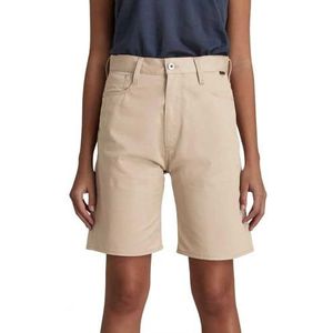 G-STAR RAW Dames Type 89 Long Shorts, beige/kaki (Westpoint kaki C962-c531), 28W Regular