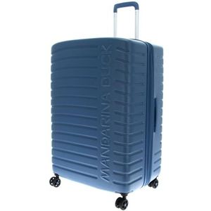 Mandarina Duck Flyduck Trolley Large EXP, China blue, nuova linea superleggera in policarbonato