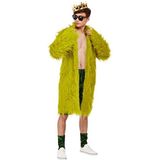 Cannabis King Costume, Green, Coat, Shorts, Socks & Crown, (XL)