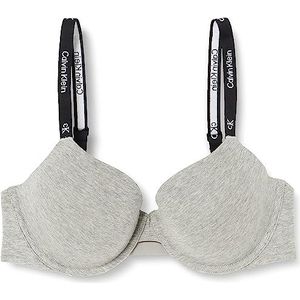 Calvin Klein Demi-Plunge bh's voor dames, Grijze Hei, 85B