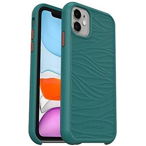LifeProof Wake Case voor iPhone 11 / iPhone XR, Schokbestendig, Valbestendig tot 2 meter, Dunne beschermende hoes, Duurzaam gemaakt van gerecycled oceaanplastic, Groenblauw