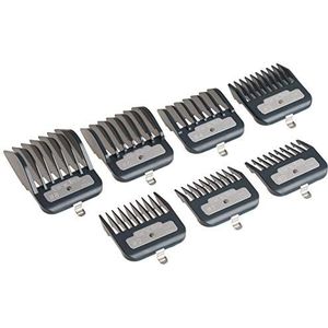 ERIUAES Andis Master Series Premium Metal Hair Clipper Attachment Comb 7-delige set, 33645