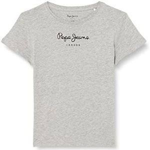 Pepe Jeans Wenda T-shirt voor meisjes, grijs (Grey Marl), 8 Jaar