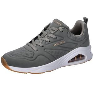 Skechers Tres-air Uno Sneaker voor dames, Olijf, 39.5 EU