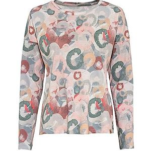 camel active T-shirt voor dames, Multicolor Aop, XS