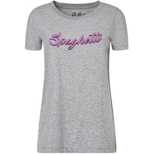 ROCK EXPERIENCE | Farfalle SS Woman T-shirt | Korte Mouwen-T-shirt, Grijs, XL