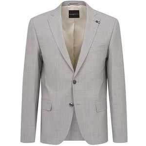 bugatti Casual zakelijke blazer voor heren, 220-lichtgrijs, 28 Grote maten Kort