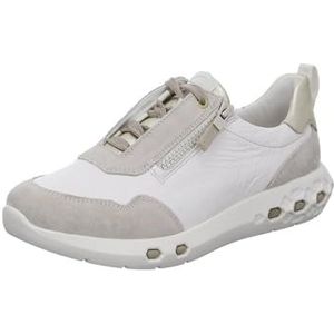 ara Jumper sneakers voor dames, shell, crème, platina, 38,5 EU breed, Shell Cream Platina, 38.5 EU Breed