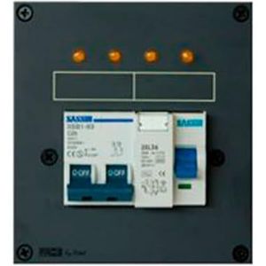 PROS Unisex Volwassen NPE-201 MÓD. Magneet TÉRM 2P+DIFERENC 25A 30mA, Veelkleurig, Standaard