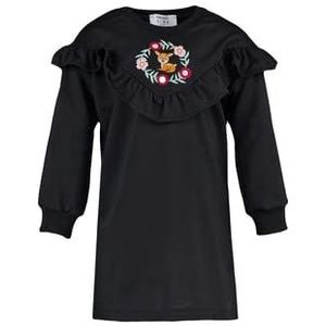 Trendyol Woman Mini-jurk voor meisjes, nauwsluitend, ronde hals, Zwart, 5–6 ans