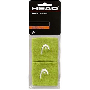 HEAD Uniseks volwassenen 2,5 zweetband, limoen, eenheidsmaat
