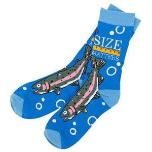 Little Blue House by Hatley Men's Crew Socks, Size Matters, One Size