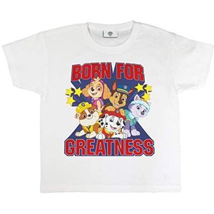Paw Patrol Born For Greatness T-shirt, Meisjes, 98-134, Weiß, Officiële Koopwaar