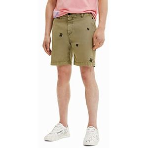 Desigual heren shorts, Groen, 32