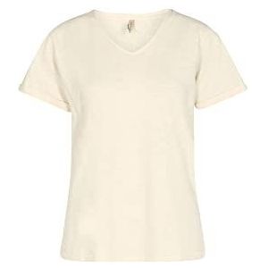 SOYACONCEPT Dames SC-Babette 1 T-shirt, 1620 crème, 100% biologisch katoen
