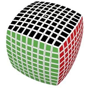 V-CUBE 9 x 9 White Pillow, Professional, Fast, and Smooth, Speed Cube, Puzzle, Fidget Toy