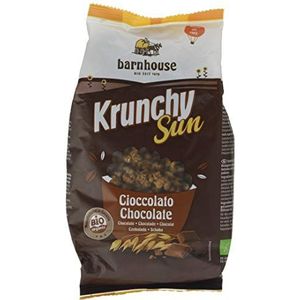 Barnhouse Krunchy Sun | Chocolademuesli, milieuvriendelijk, veganistisch, 375 g