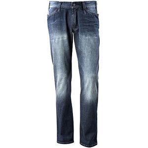 Mascot 15379-869-76 Manhattan Frontline Jeans, Maat W36L30, Gewassen Blauw Denim