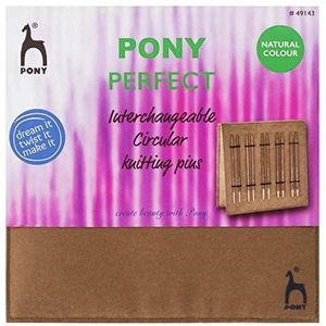 Pony - Pony Perfect Luxe Uitwisselbaar Circulair Breien Naald Set - 1 Set