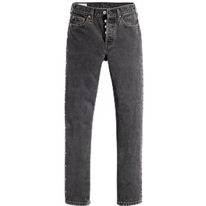Levi's 501 High Waist Straight Jeans met Studs Black Denim