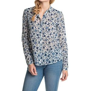 ESPRIT dames Regular Fit blouse met bloemenmotief 074EE1F009