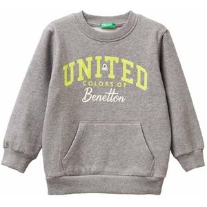 United Colors of Benetton Maglia G/C M/L 3eb5g10ks sweatshirt met capuchon, grijs, 18 maanden kinderen en jongeren
