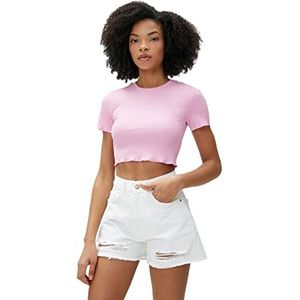 Koton 3SA269IK Kinderen Vrouwen T-shirt single - Roos