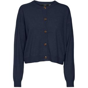 VERO MODA VMFANTASTIC LS O-hals Cardigan GA Boo, navy blazer, M