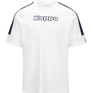 Kappa Omini FAGIOM, T-shirt, wit/blauw, M, heren