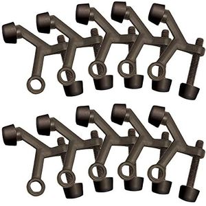 Scharnier pin deurstopper verstelbare zwarte zware verborgen deurstops zilveren deur hardware 1 stuk (kleur: ORB