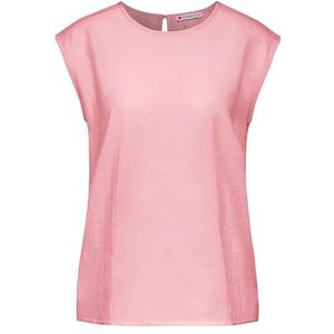 STREET ONE Top met gehaakte rand, Fun Peach, 40