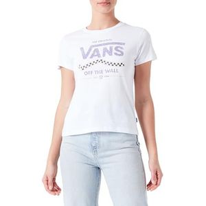 Vans Lokkit Crew Tee T-shirt voor dames, Wit, L