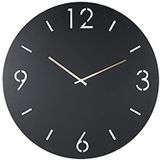 TIME Ø60 Klok - Zwart