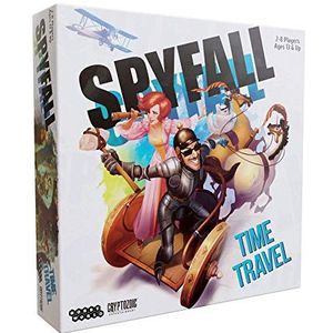 Cryptozoic - Spyfall Time Travel - The Perfect Party Game - Ga naar het verleden en de toekomst om de spion te vinden - Leuk bordspel voor grote groepen - Leeftijd 13+ jaar - Voor 2-8 spelers - Engels