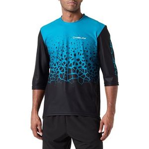 NALINI 03104501100C001.10 New Hill Heren T-Shirt Blauw/Zwart XL, blauw/zwart, XL