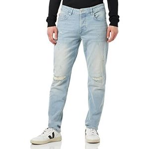 Garcia Heren Broek Denim Jeans, Vintage Used, 34, vintage gebruikt, 34