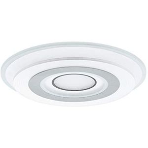 EGLO Reducta Led-plafondlamp, 2,1-lichts, wandlamp, plafondlamp van kunststof in wit, woonkamerlamp met kleurtemperatuurverandering (warm, neutraal, k
