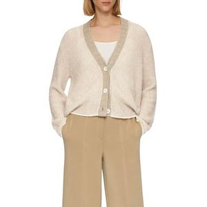 Vest - Tweekleurig - Relaxed-fit - V-hals - Alpacamix