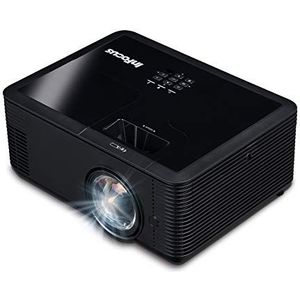 InFocus IN138HDST korte afstandlens, 16:9 Full HD 3D DLP-projector beamer (1080p, 4000 ANSI lumen, 28500:1 contrast, 3x HDMI, BrilliantColor) zwart
