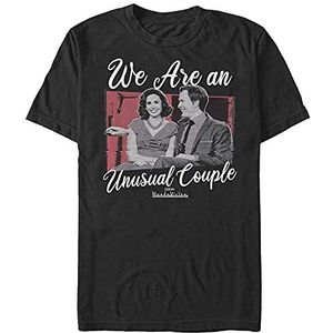 Marvel WandaVision - Romantic Couple Unisex Crew neck T-Shirt Black 2XL