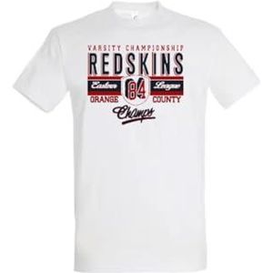 REDSKINS T shirts Polos Shirts Tanktops En Sweatshirts Sportkleding Thermisch Kleding Voor Kinderen Jongen Meisje Model Rs2094 Wit Maat 10 Jaar