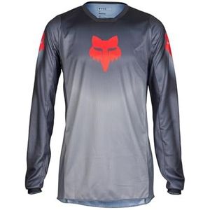 FOX Bluza 180 Interfere Sweatshirt voor volwassenen, uniseks, grijs/rood, XXL