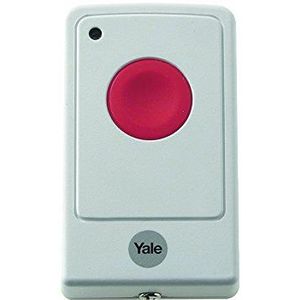 Yale EF-PB Easy Fit Alarmpaniekknop, wit, doe-het-zelfvriendelijk, accessoire voor SR & EF Alarmen, voor Alarm Activatie