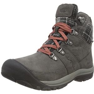 KEEN Dames Kaci 3 Winter Mid Waterdichte Wandelschoen, Magneet/Zwart Plaid, 2.5 UK