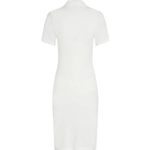 TOMMY HILFIGER Dames 1985 SLIM PIQUE POLO JURK SS WW0WW43228, wit, XXS, Wit (Ecru), XXS
