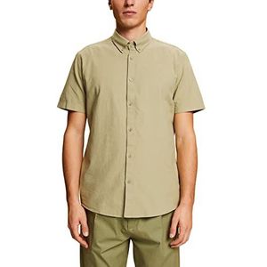 ESPRIT Button-down overhemd van katoen, lichtgroen, XL