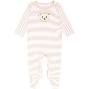 Steiff Uniseks basic baby-pyjama voor peuters, Zilverroze., 50 cm